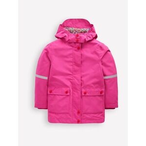 Mini Boden Girls Waterproof Fisherman's Jacket Raspberry Pink 2-3Y NWT